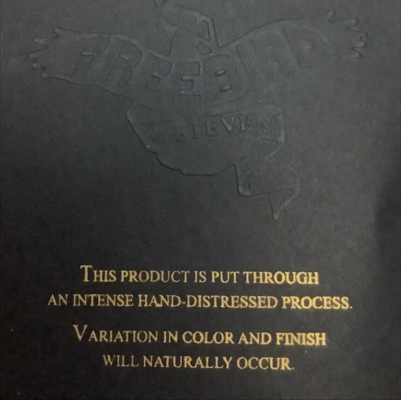 RARE Freebird by Steven 'BRUSH' boots in distressed cream color Size 9 - Picture 6 of 7